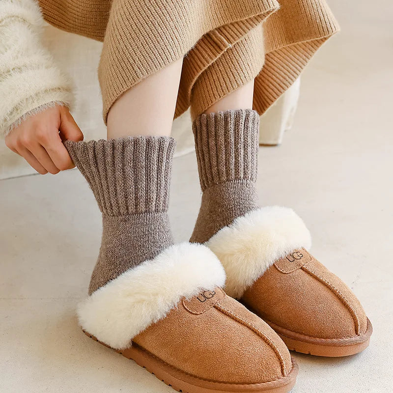 Knitted Wool Thermal Socks (5 pairs)