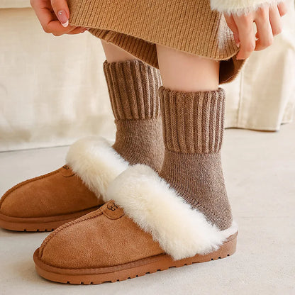 Knitted Wool Thermal Socks (5 pairs)